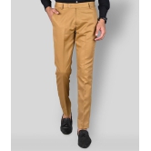 MANCREW - Khaki Polycotton Slim - Fit Men's Formal Pants ( Pack of 2 ) - None