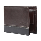 Leaderachi Genuine Leather RFID Protected Premium Oliver Black & Brown Wallet for Men(W618-BRNEW)
