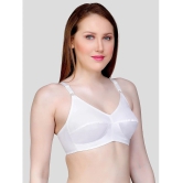 TCG - White Cotton Non Padded Womens Everyday Bra ( Pack of 12 ) - None