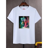 NITYANAND CREATIONS Round Neck White Holi T-Shirt for MEN-HOLI-T-SHIRT-11521-XL