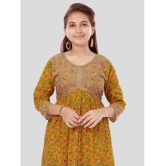 Aarika Yellow Cotton Girls Kurti ( Pack of 1 ) - None