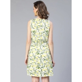 Oxolloxo Tropical Print Fit & Flare Dress