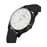 CHARLIEKEEN Black Silicon Analog Mens Watch