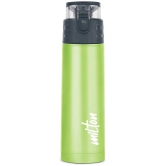 Milton Atlantis 600 Thermosteel Insulated Water Bottle, 500 ml, Green | Hot and Cold | Leak Proof | Office Bottle | Sports | Home | Kitchen | Hiking | Treking | Travel | Easy To Carry | Rust