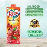 Dabur Real Fruit Power Cranberry, 1L