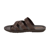 Aerowalk - Brown Mens Thong Flip Flop - None