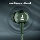 boAt Rockerz 110 | Wireless Earphone with 40H Playback, ASAP™ Charge, Dual Pairing, ENx™ Technology, BEAST™ Mode Fern Green