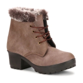 Saheb - Brown Womens Ankle Length Boots - None