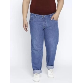 Men Regular Mid Rise Blue Jeans