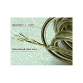 Set of 2 PVC Coated Steel 20 Mtr Anti-Rust Wire Rope for Drying Cloths Outside Balcony, Home Terrace, Home Garden