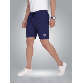 Septem Navy Blue Polyester Mens Shorts ( Pack of 1 ) - None