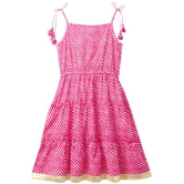 Cub McPaws Girls Regular Cotton Dress|Ethnic Wear|4 -12 Years - None