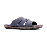 KHADIM - Blue Mens Slide Flip Flop - None