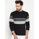 Lycos - Black Acrylic Men's Pullover Sweater ( Pack of 1 ) - None