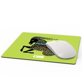 Indigifts Star Sign Designer Mousepad Multicolor Earth Pattern With Sea-Goat Green Mouse Pad 8.5x7 Inches - Capricorn Zodiac Mousepad for Laptop, Zodiac Mouse Pad, Sun Sign-Star Sign Gifts