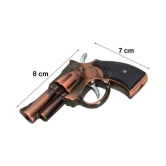 Jm Aluminium Gun Lighter Cigarette Lighter - Brown