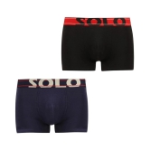 Solo Pack of 2 Cotton Blend Mens Trunks ( Multicolor ) - 95