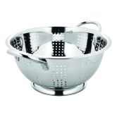 Vinayak Stainless Steel Colander, Strainer, Sieves 3500ml 26 cm with Pudding and Handle