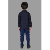 DKGF Fashion - Blue Cotton Blend Boys Shirt & Jeans ( Pack of 1 ) - None