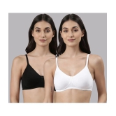 Dollar Missy Pack of 2 Cotton Non Padded Womens T-Shirt Bra ( Multicolor ) - None