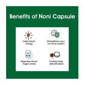 Herbs Library Noni Capsule For Boost Immunity & Blood Sugar, 60 capsules Each (Pack of 4)