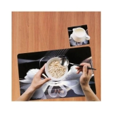 Revexo Set of 6 PVC Table Mats & Coasters - Multi