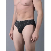 Pack of 3 Dollar Bigboss Assorted Printed Cotton Blend Men Brief - None