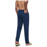 XYXX Blue Cotton Tencel Blend Plain Trackpants Single - M