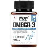 WOW Life Science - Omega Fatty Acids Capsule ( Pack of 1 )