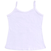 Bodycare Girls Vest Dori Neck Sleeveless Pack Of 3-White. - None