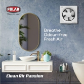 POLAR Clean Air Passion 200mm Plastic Ventilating Fan | RPM : 2100 | Watt : 65 | Air Delivery : 750