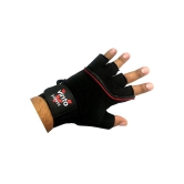 VINTO Fitness Comfortable Neoprene Gym Gloves Black RED - One Size