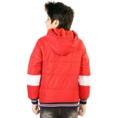 PPTHEFASHIONHUB Red Polyester Boys Quilted & Bomber Jacket ( Pack of 1 ) - None