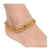 AanyaCentric - Gold Anklets ( Pack of 2 ) - Gold