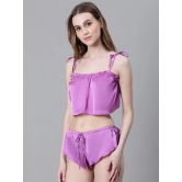 Oxolloxo Satin Cami Top & Panty Set