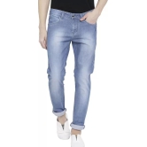 Men Slim Mid Rise Blue Jeans