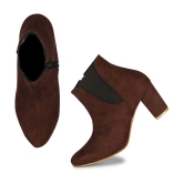 Ishransh - Brown Women's Ankle Length Boots - None