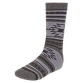 Creature - Woollen Men's Printed Multicolor Mid Length Socks ( Pack of 1 ) - Multicolor