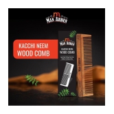 Man Arden Natural Kacchi Neem Wood Hair Comb For Healthy Scalp