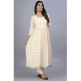 SIPET - Yellow A-line Cotton Womens Stitched Salwar Suit ( Pack of 1 ) - None