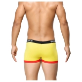 BASIICS By La Intimo - Yellow Cotton Mens Trunks ( Pack of 1 ) - L