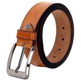 Leather World - Leather Men's Casual Belt ( Pack of 1 ) - None