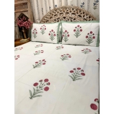 Hand Block Cotton Bedsheet | Paakhi bedsheet-Super King