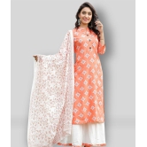 Doriya - Multicolor Straight Rayon Women's Stitched Salwar Suit ( Pack of 1 ) - M