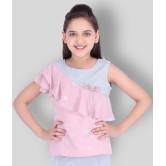 Cutecumber - Pink Georgette Girls Tops ( Pack of 1 ) - None