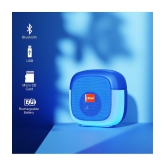 CYOMI Cy631 5 W Bluetooth Speaker Bluetooth v5.0 with SD card Slot Playback Time 4 hrs Blue - Blue