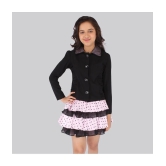 Cutecumber - Black Georgette Girls Shirt With Skirt ( Pack of 1 ) - None