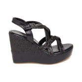 Marc Loire Black Wedges Heels - 7