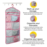 Hanging 20-Pocket Lingerie Organiser