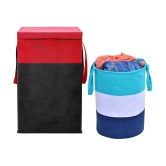 HOMETALES Red Laundry Bag